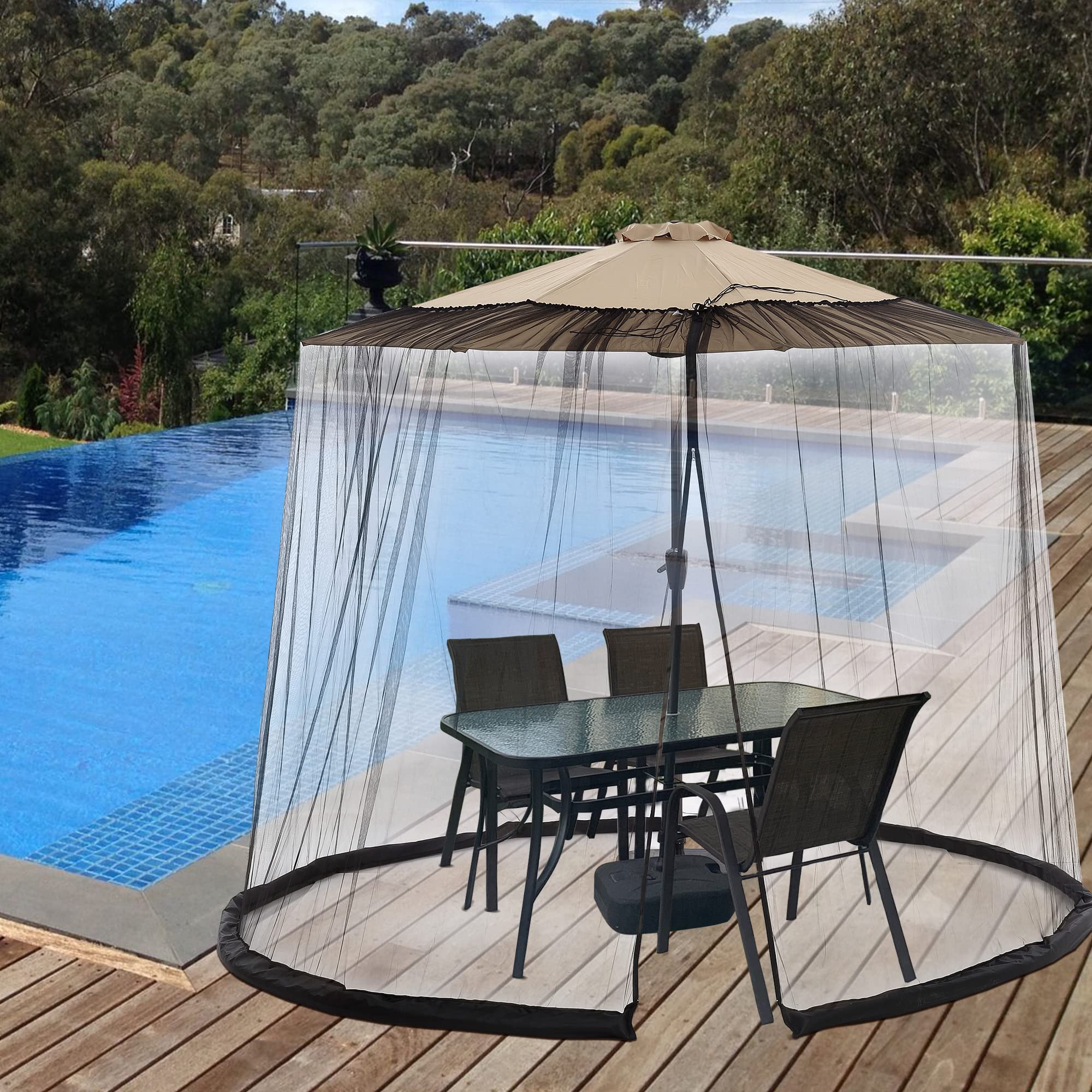 Buy Sparkle Race Patio Umbrella Mosquito Net, Patio Mosquito Netting