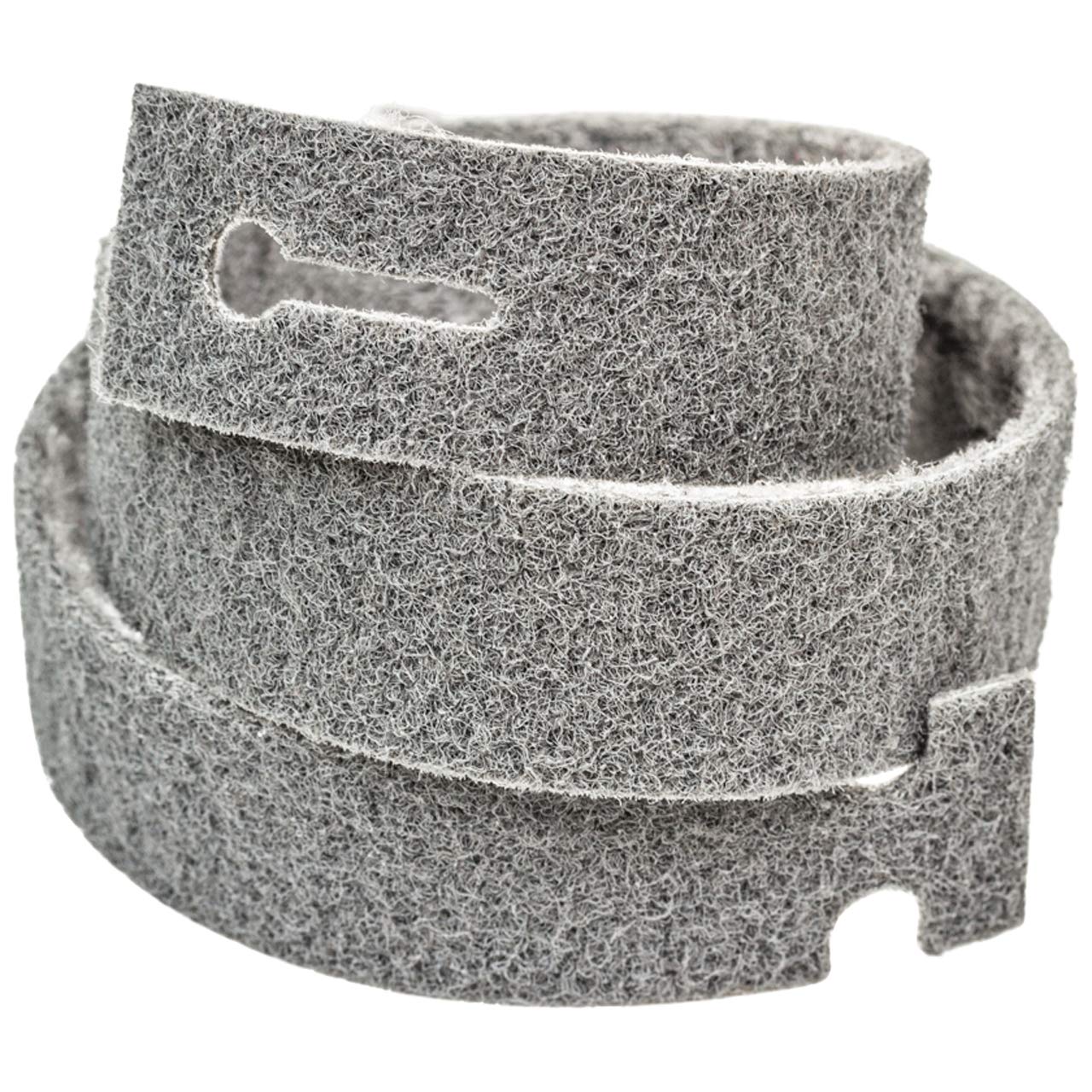 Walter 07H245 1-3/16x24 Blendex T-Lock Belts Non-Woven Surface Conditioning Strip Belts Super Fine Grit GRAY, 3 pack