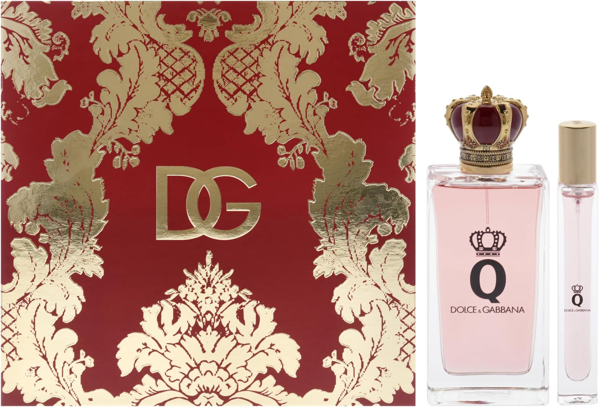 Q by Dolce and Gabbana for Women - 2 Pc Gift Set 3.3oz EDP Spray, 0.33oz EDP Spray