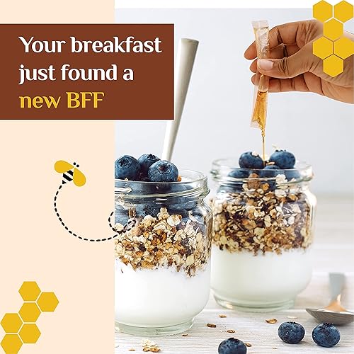 Miniatura 7 de Honey Twigs - Paquete de palitos de miel pura | Combo con sabor a canela y vainilla - 60 unidades (30 pajitas cada uno) | 100% natural, para llevar,