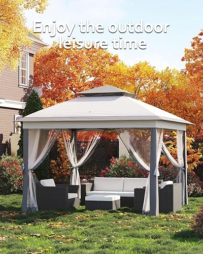 Miniatura 6 de Garveelife Tienda de campaña desplegable de 11 x 11 pulgadas con mosquitera, refugio para exteriores, fácil instalación, resistente al agua y a los