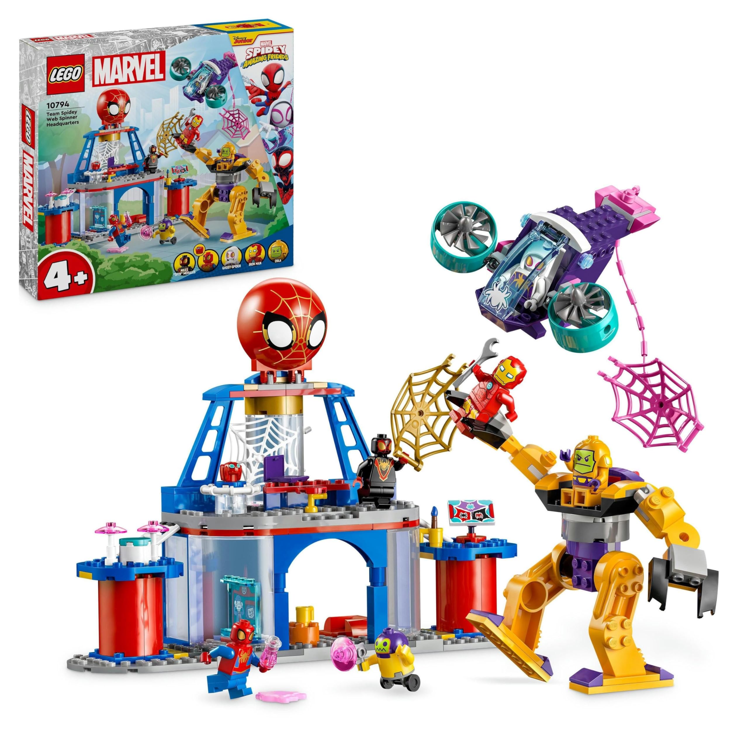 LEGO 4+ Team Spidey Web Spinner Headquarters 10794 (B01N6E2KX5) Amazon Price History, Amazon Price Tracker