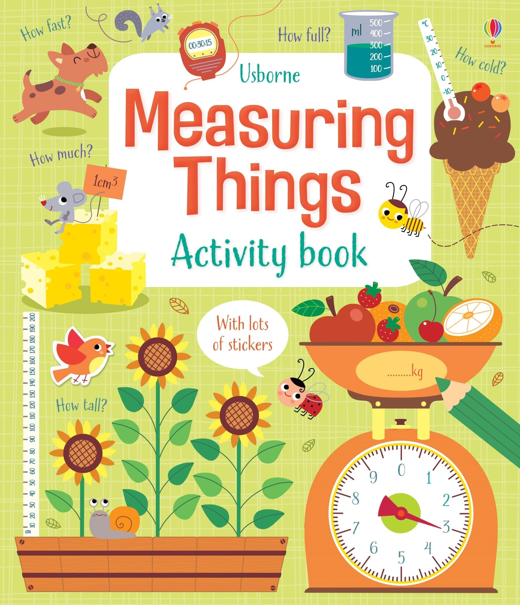 Measuring Things Activity Book: 1 (Maths Activity Books) Paperback – Sticker Book, 28 Jun. 2018