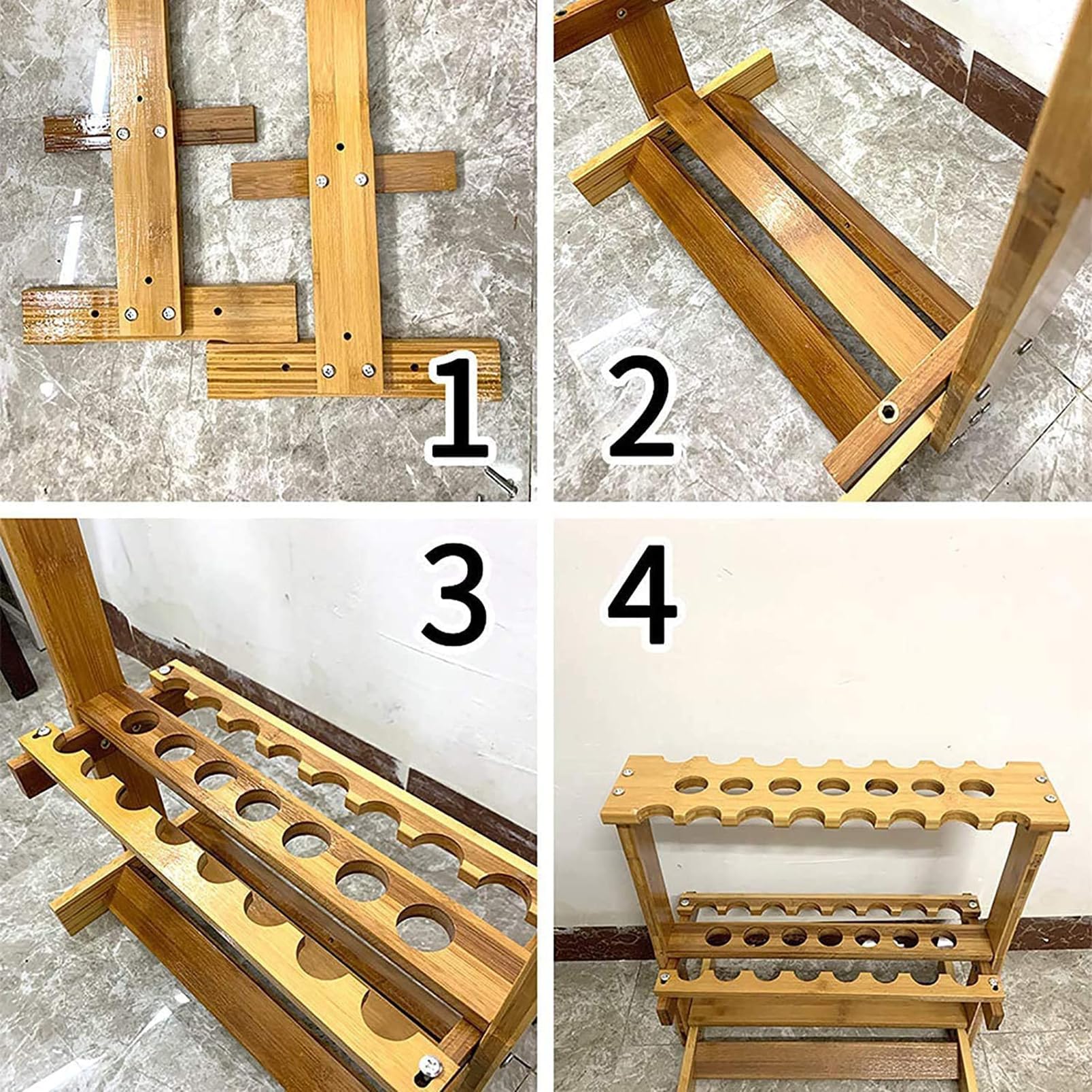 Espositore da Pavimento Supporto per Spada per Arti Marziali, Ampio Rastrelliera Verticale per Spade Katana, Rastrelliera per Flauto in Legno Flauto Canna da Pesca