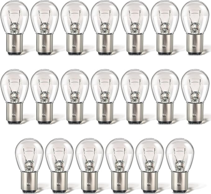 1156 Bulbs Led 10 Pcs #1157 (1034) Clear Dual Filament Tail & Brake Light Bulbs - OEM Quality Direct Fit 1157 Light Bulbs - Foto 6