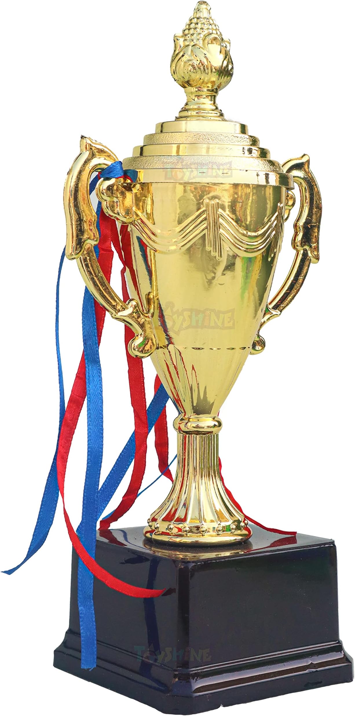 Toyshine Gold Cup Award Trophy for Winners,Award Ceremony and Appreciation Gift (PC-201L),10.5 inch SSTP