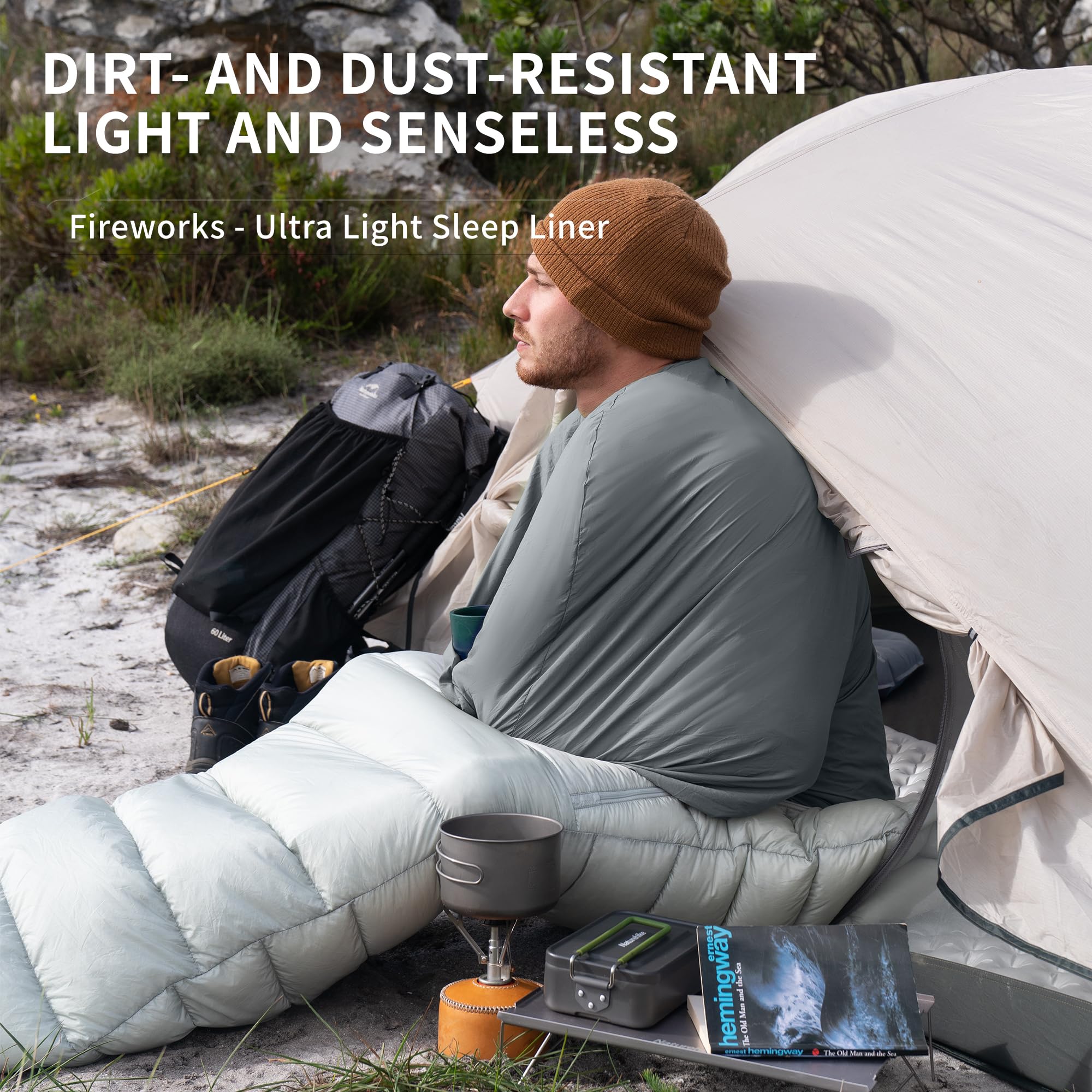 Naturehike Doublure de Sac de Couchage Ultralight Liner Seulement Naturehike Doublure de Sac de Couchage Ultralight Liner Seulement