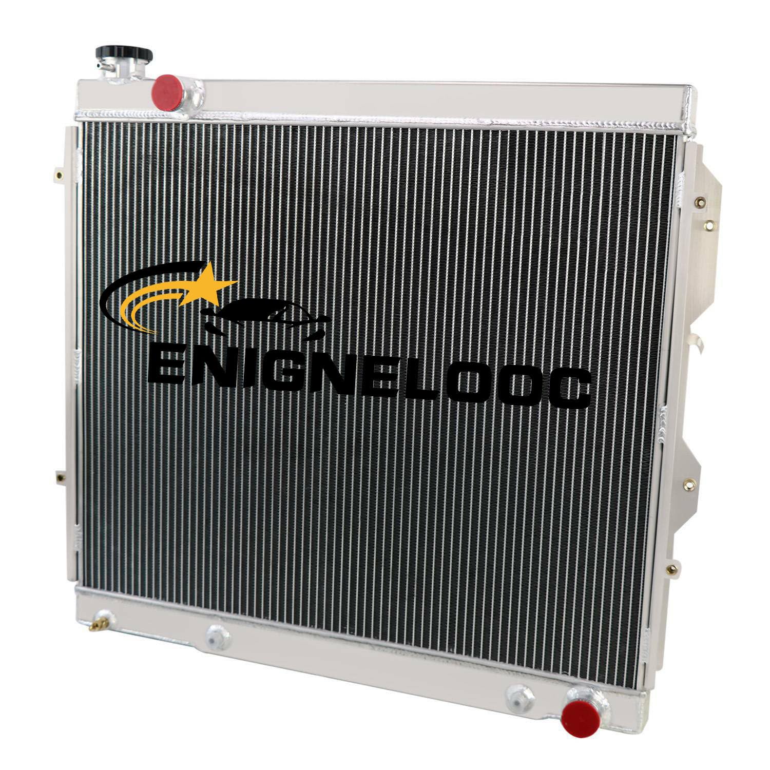Photo 1 of ***BENT/CRACKED** Enignelooc 4 Row Aluminum Radiator for 2000-2006 Toyota Tundra 4.7l V8 2001 2002 2003 2004 2005