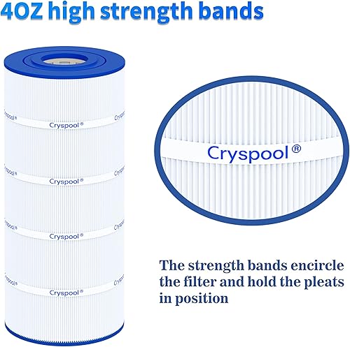 Miniatura 6 de Cryspool Filtro C150S compatible con CX150XRE, SwimClear C150S, CS150e, C-9441, PA150S, cartucho de filtro de piscina de 150 pies cuadrados, 1