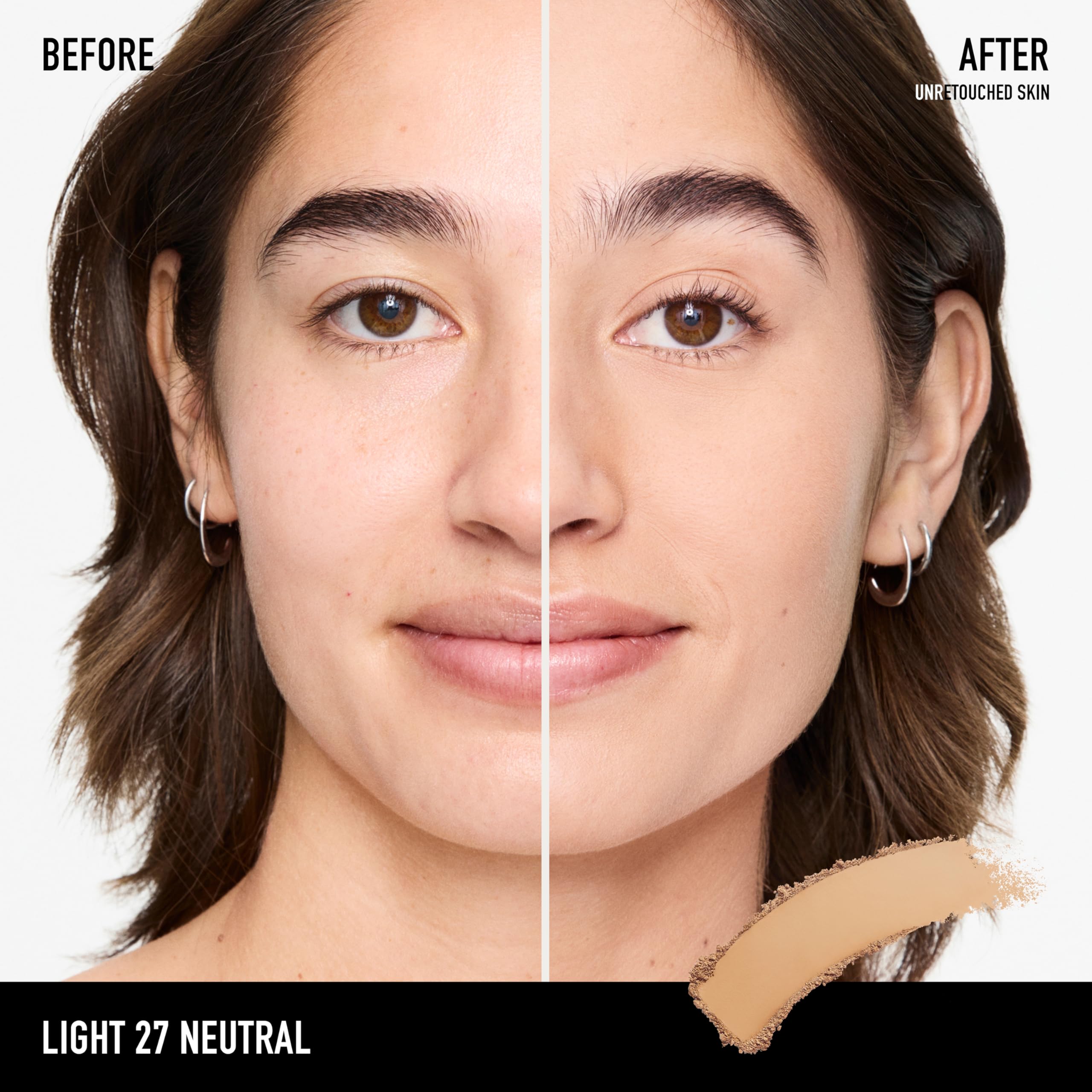 bareMinerals BAREPRO Skin-Perfecting Powder Foundation - Mattierende Kompaktpuder-Foundation mit voller Deckkraft, pflanzlichem Squalan, talkfrei, ölkontrollierend, vegan