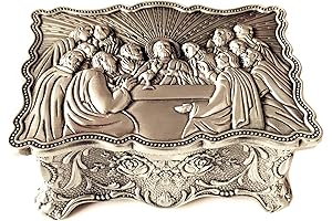 Catholic Altar Last Supper Rosary Necklace Eucharistic Box