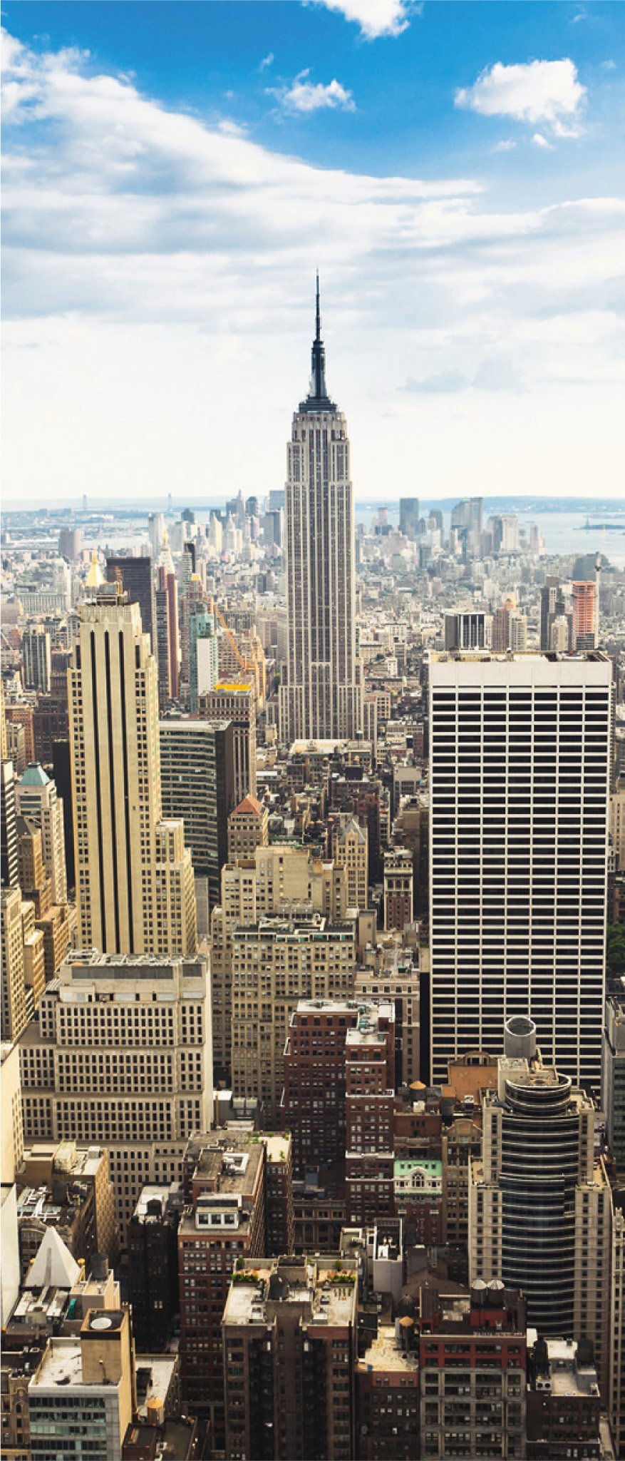 A.S. Creation, Poster autoadesivo per porte, con stampa fotografica"Manhattan", in vinile - Made in Germany