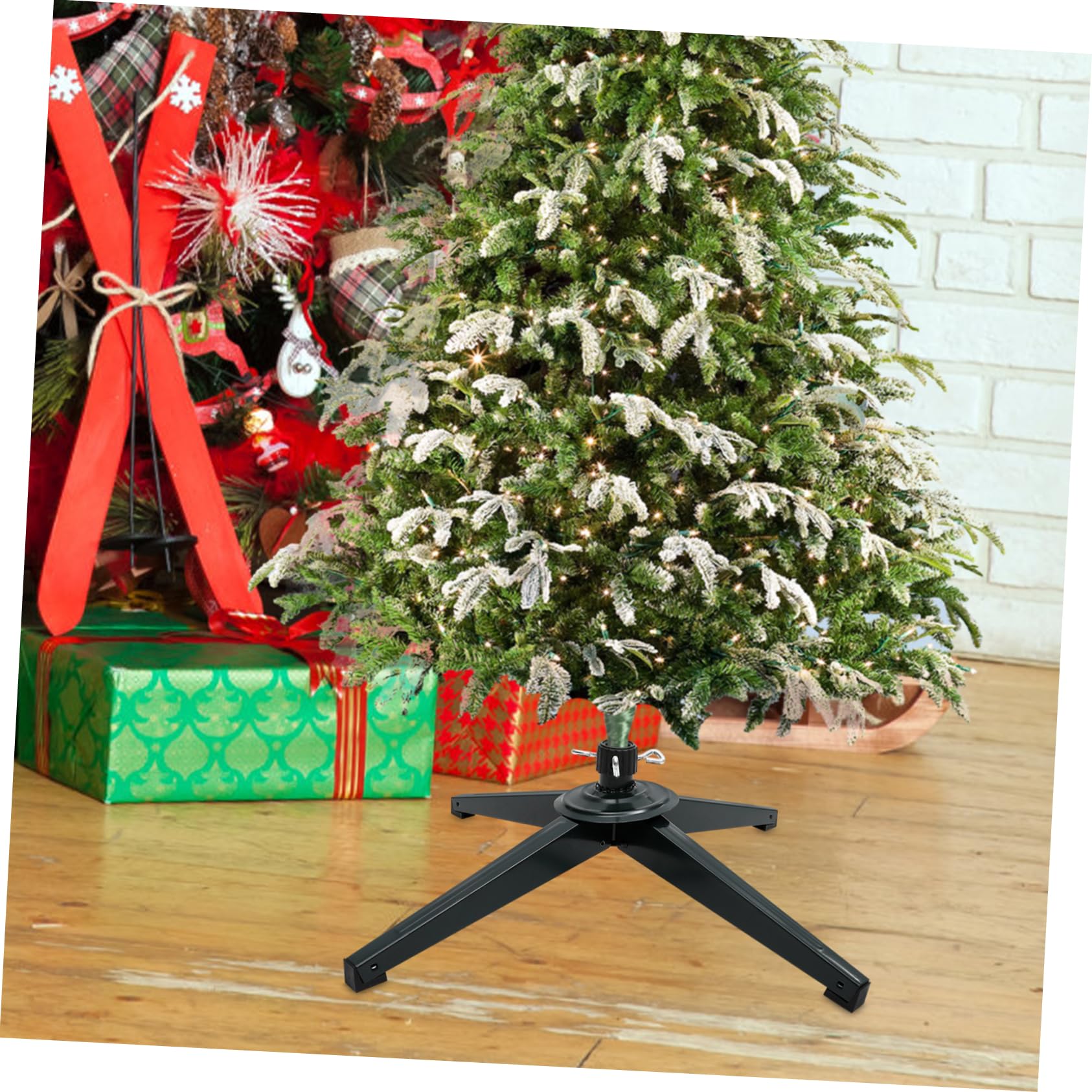 Anneome Soporte De Árbol De Navidad De Hierro Base para Árboles Artificiales Estabilidad para Decoraciones Navideñas