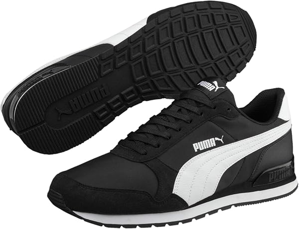 PUMA PUMA St Runner V2 Full L, Zapatillas Unisex Adulto 43 EU V2 Black White in use