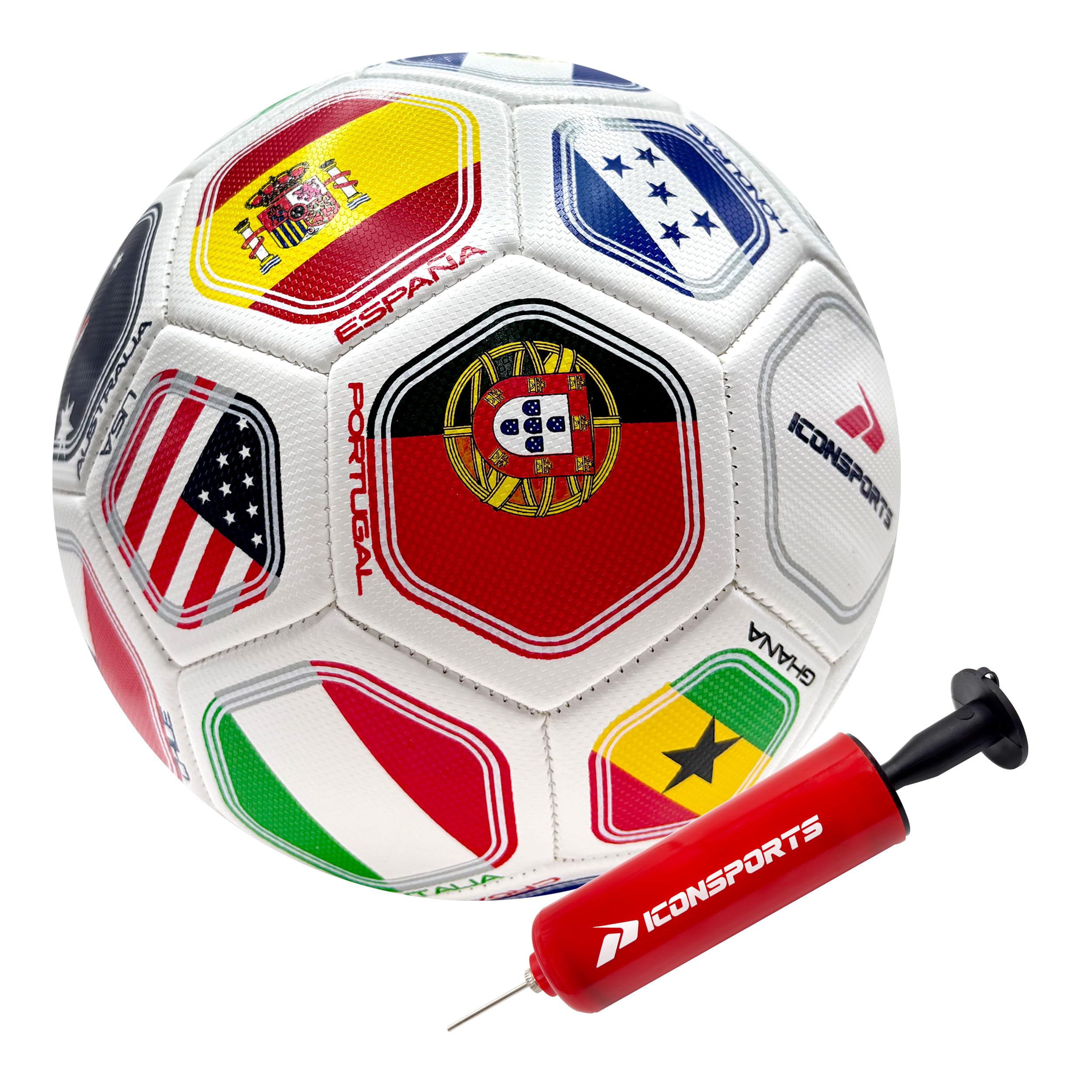 Icon Sports Officially Licensed World Soccer Ball - Size 5 - 1