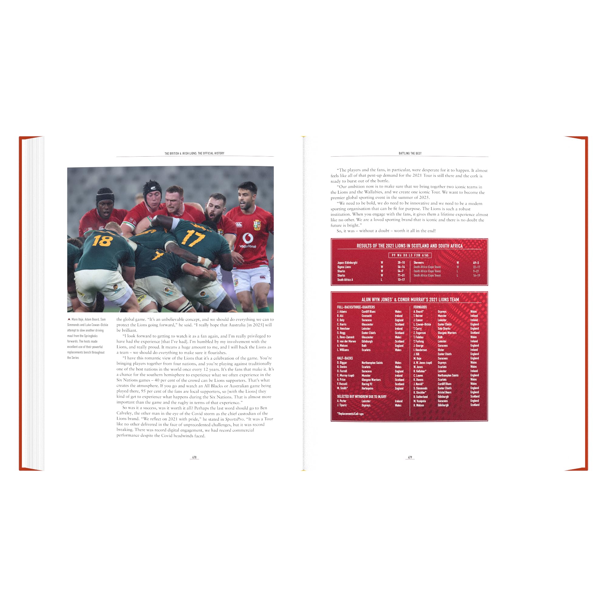 The British & Irish Lions: The Official History 2025 Tour Edition