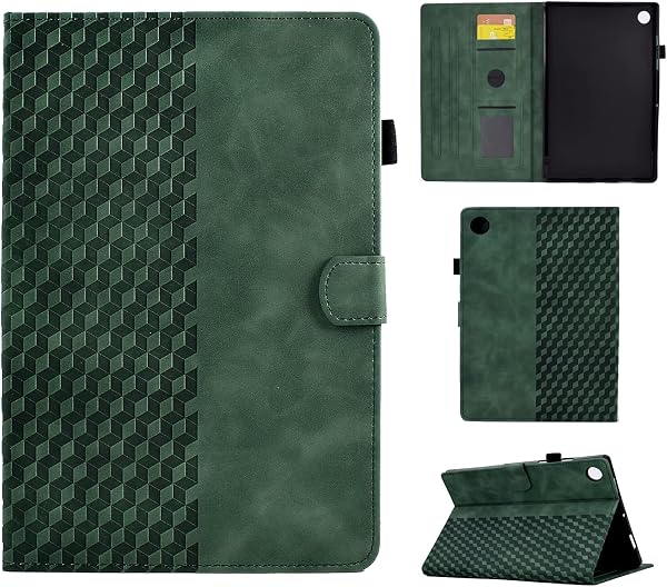 Custodia per Samsung Galaxy Tab A8 10.5 Pollici 2021/2022 SM-X200 SM-X205 SM-X207, Custodia Protettiva Magnetica Cover Ultra Sottile con TPU Copertura per Samsung Galaxy Tab A8 2021/2022, Verde - 1