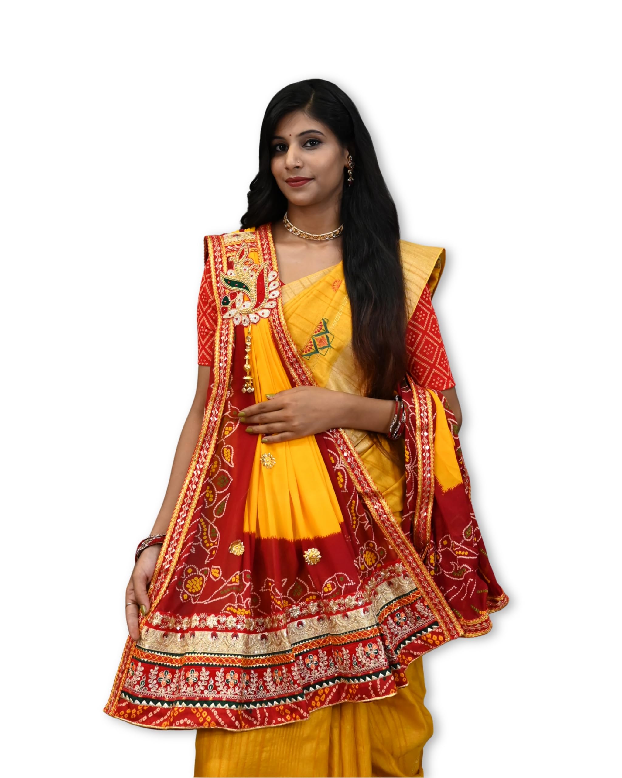 ranisatiya Marwari Plated Dupatta Chunri, Piliya & Odhna-picture-12