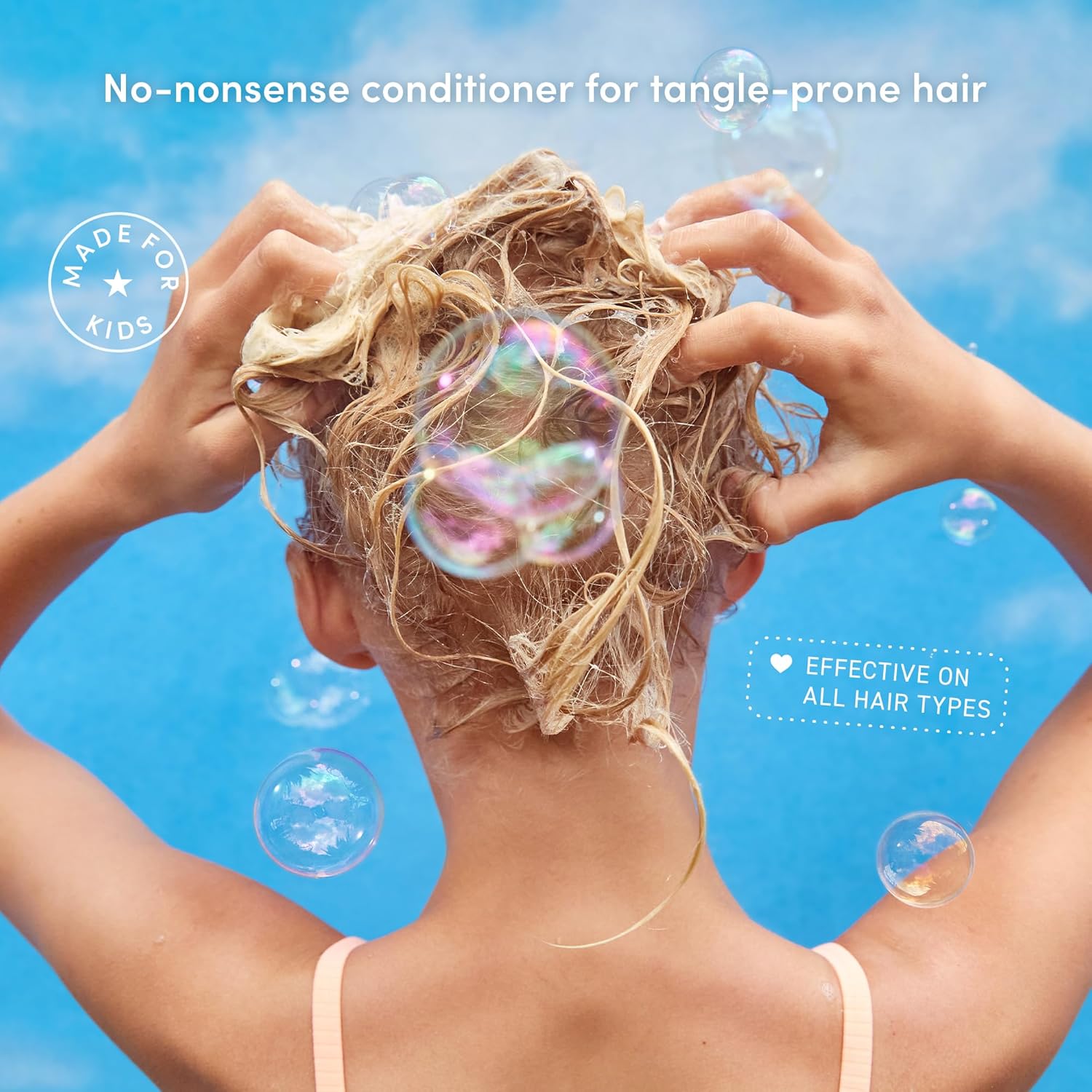 Evereden Kids Conditioner Detangler, 6.7 fl oz. | Children's Haircare | Non-toxic Conditioning for Silky Smooth Hair - Image 4