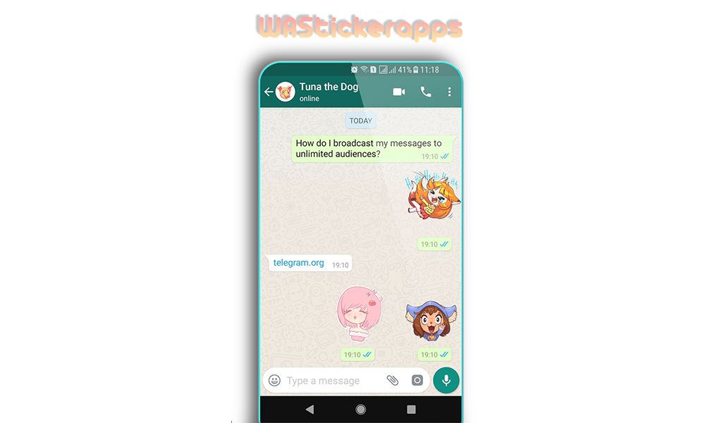 WAStickerApps Cute Anime for Android