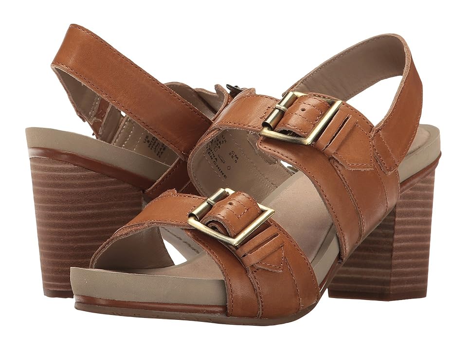 

Hush Puppies Leonie Mariska (Tan Leather) Women's Wedge Shoes