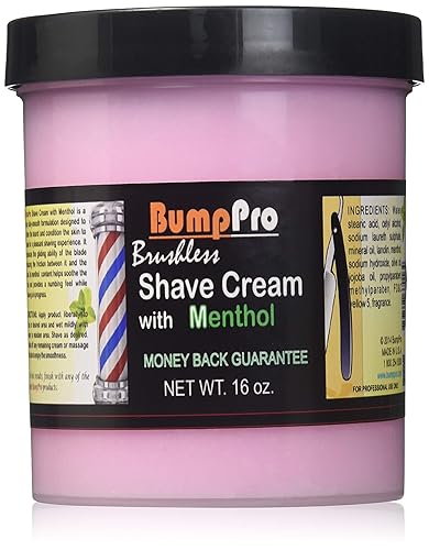Bump Pro Crema de afeitar sin escobillas, mentol