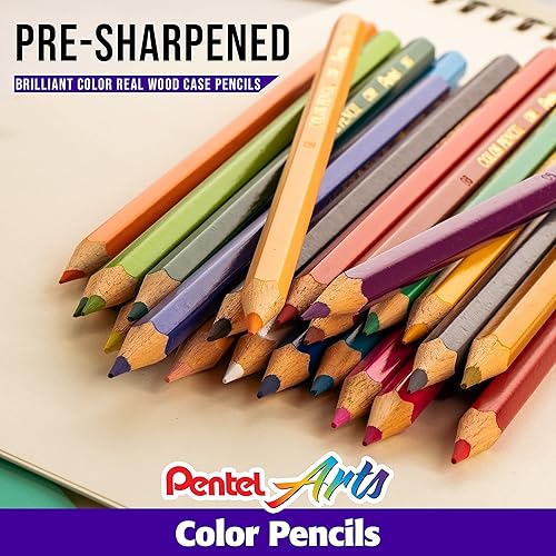 Miniatura 5 de 8 lápices de colores surtidos Pentel Arts Variados