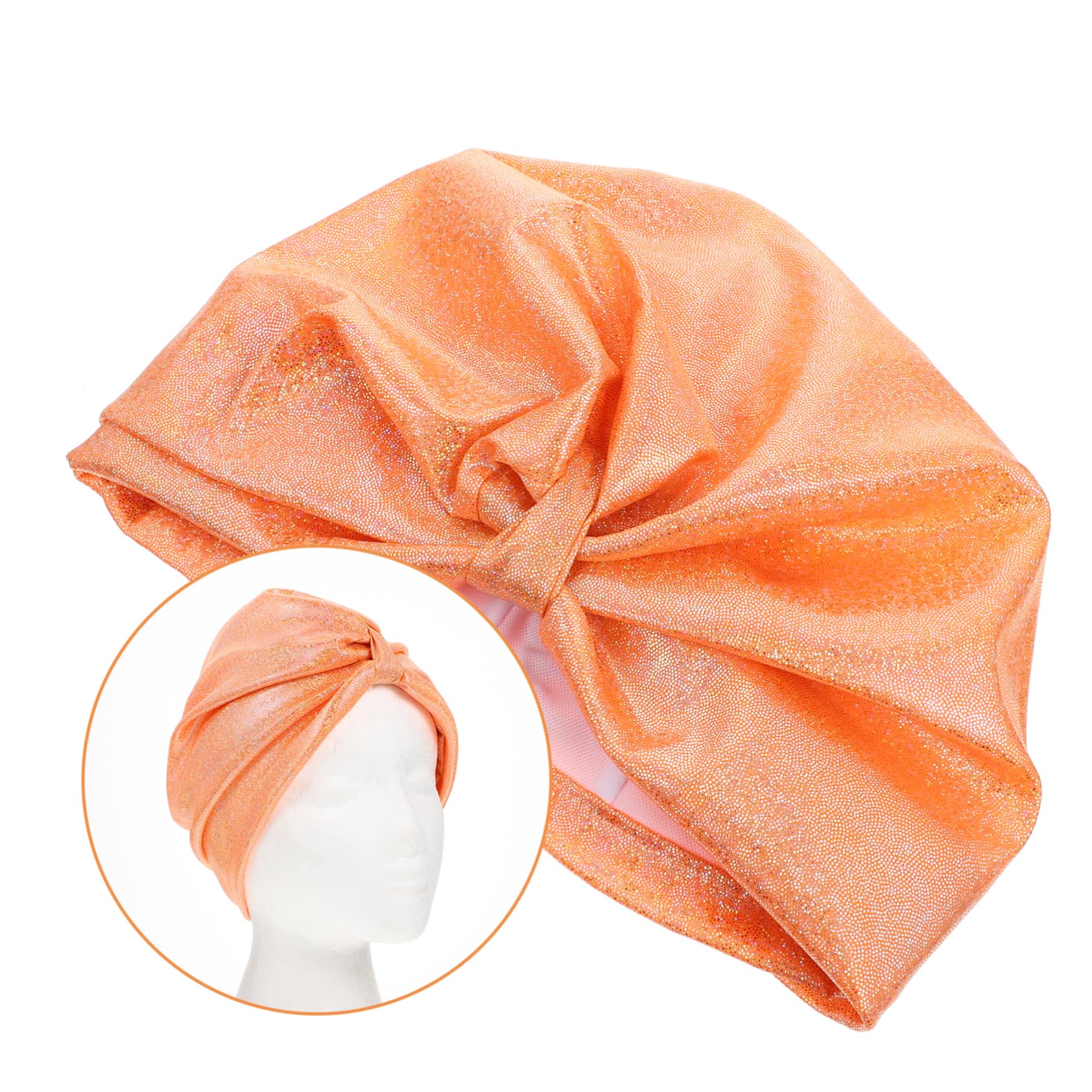 FRCOLOR 5St Schwimmhaube große Badekappe Kopftuch für Frauen Swim Cap Women badehauben Badekappen für Damen für Damen wasserdichte Elastizität Haarkappe Badetuch Mann