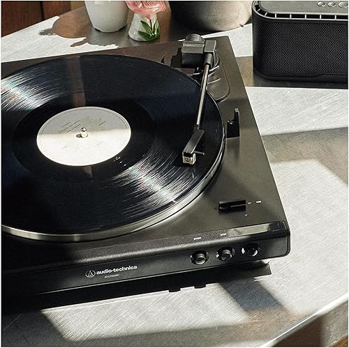 Miniatura 6 de Audio-Technica AT-LP60XBT - Tocadiscos estéreo Bluetooth (negro) con monitores de estudio Bluetooth de 3 pies - Par (2 artículos)