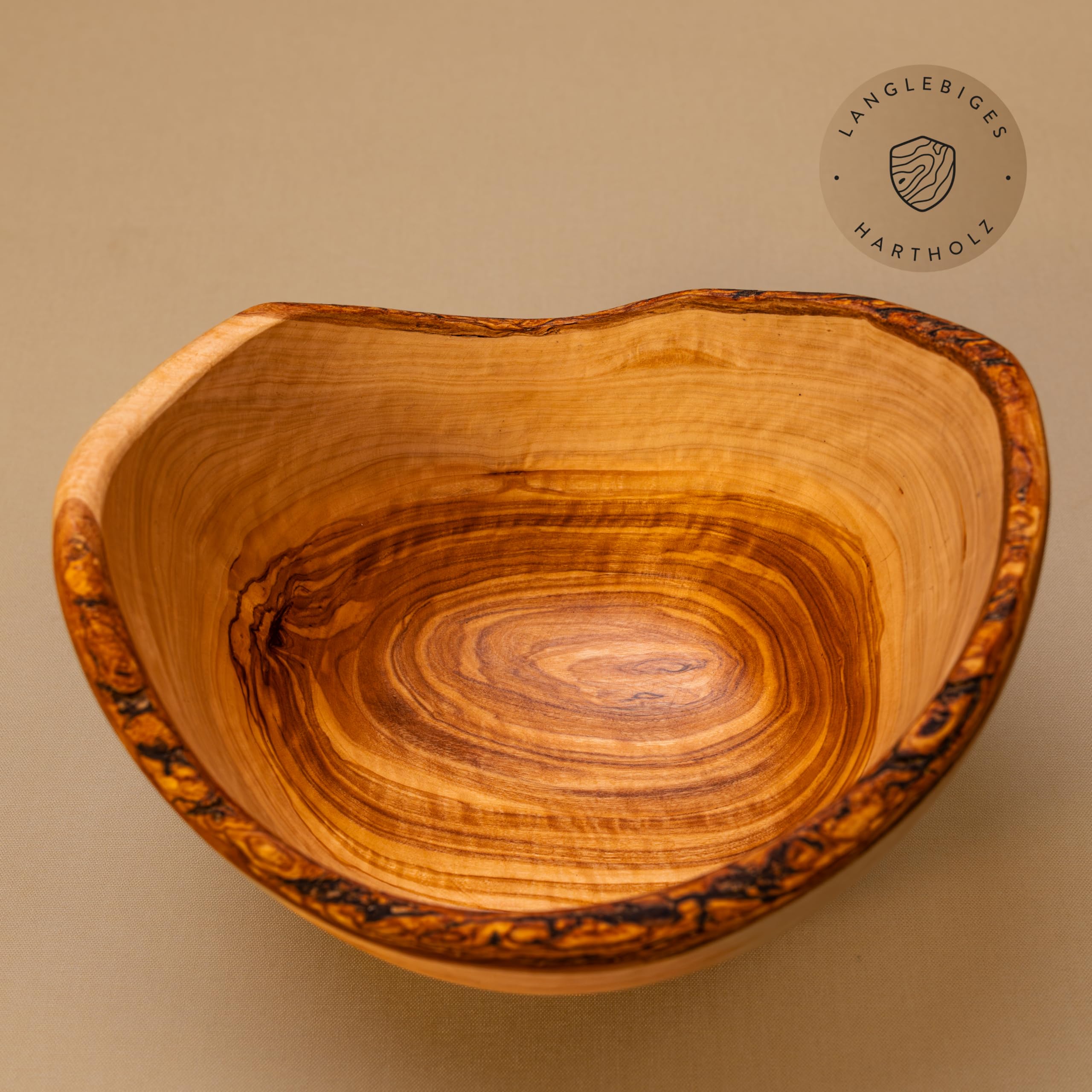 Salatschüssel Olivenholz Durchm. 24-25 Cm