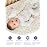 TotAha Premium Soft Pack n Play Sheets, Super Stretchy Jersey Knit Mini Crib Sheets Fitted, Silky Comfort Pack and Play Mattress Sheets, 2 Pack (Vintage Rose & Brunch)