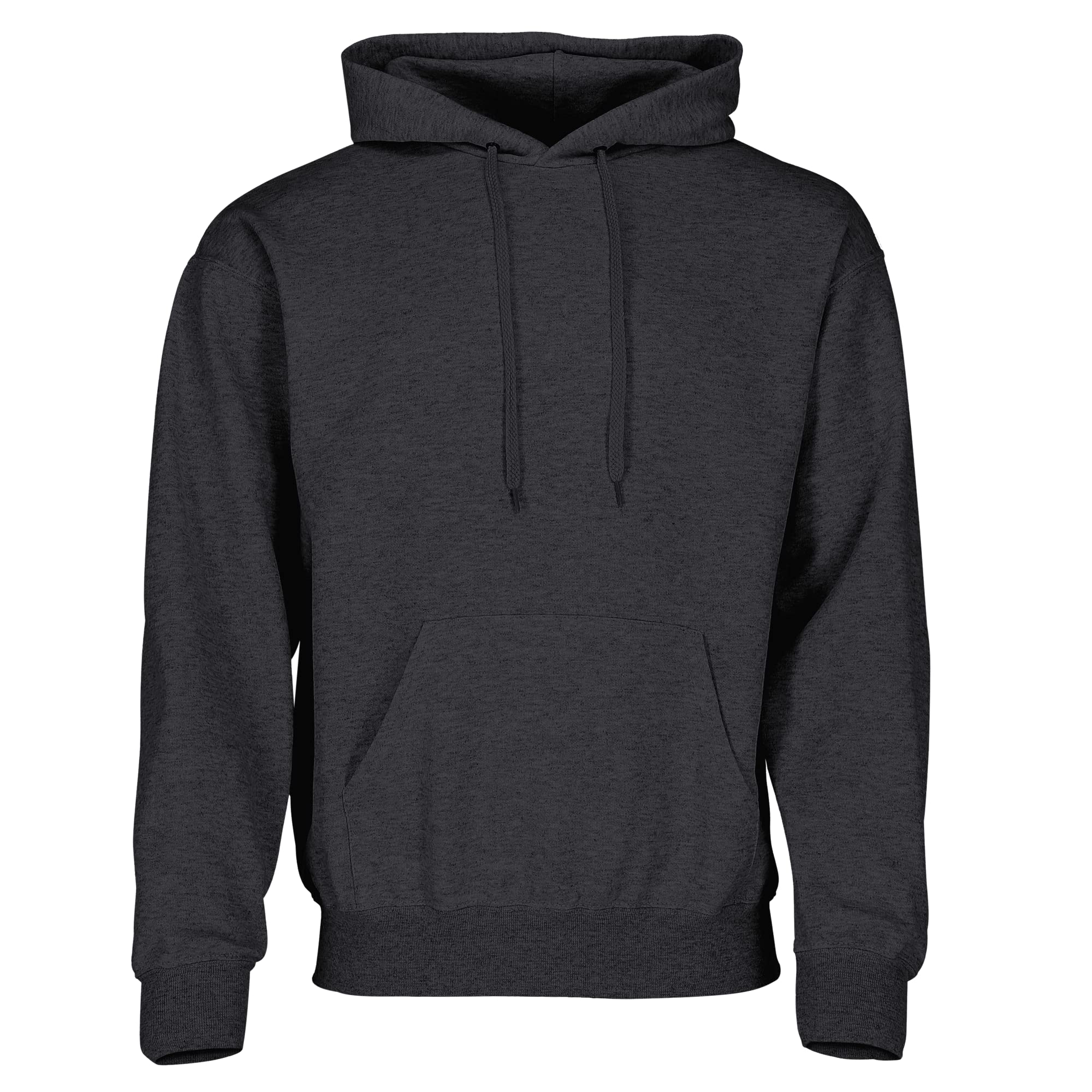 Fruit of the Loom Hooded Sweatshirt, Men's Hoodie, Dark heather, XXL
