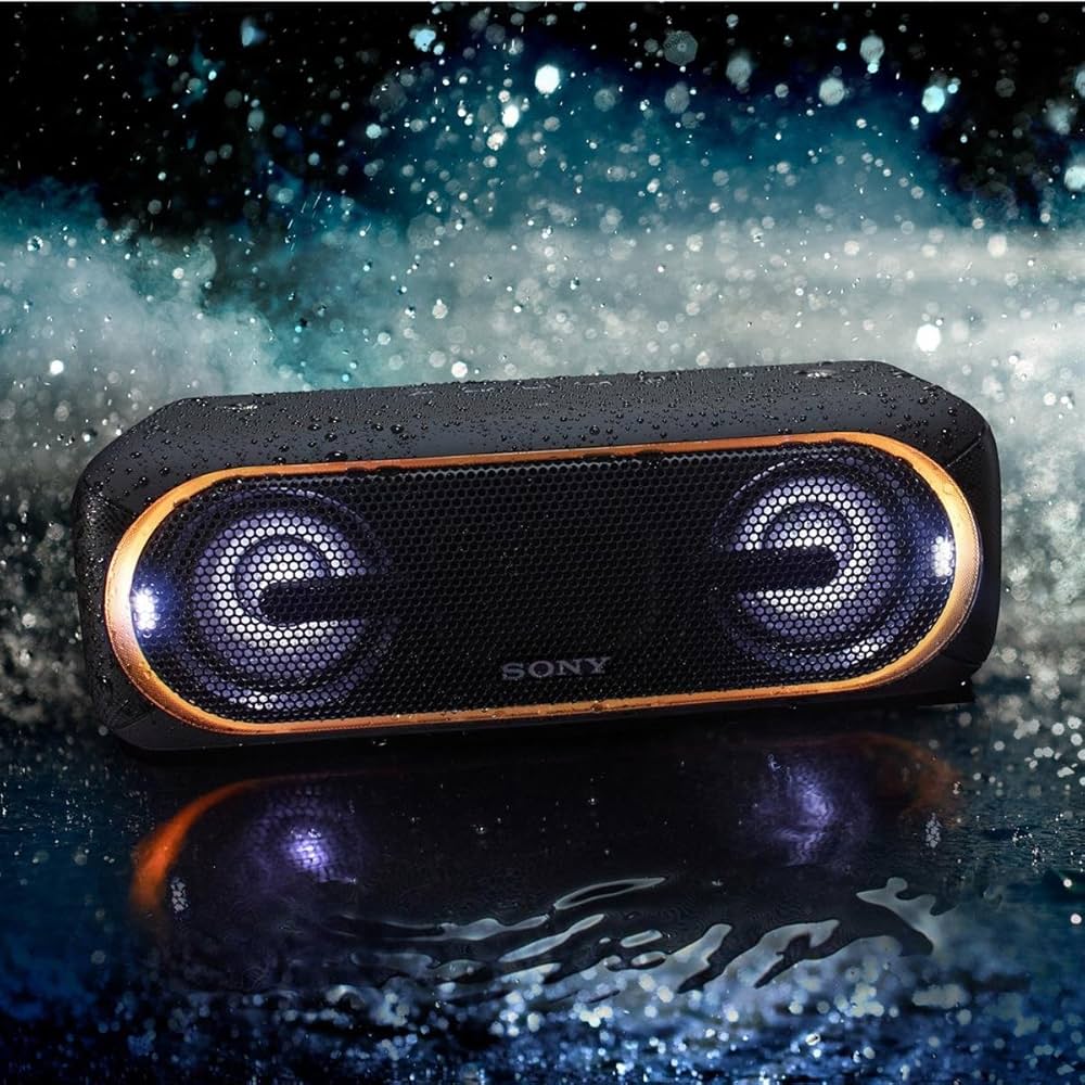 SONY®️WIRELESS SPEAKER MODEL SRS-XB40 Sony XB40 Portable Wireless Speaker with Bluetooth, Black