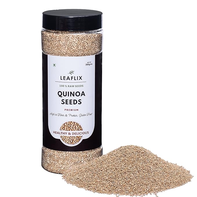 Leaflix Premium Gluten Free Quinoa Seeds 380g Quinoa Seeds for Weight