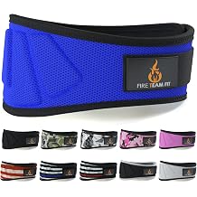 Weight Lifting Belt for Men and Women, 6 Inch, Bodybuilding & Fitness Back Support for Cross Training Workout, Squats, Lunges