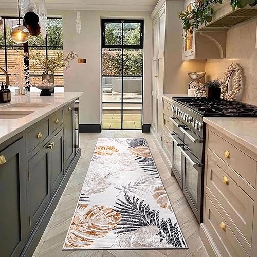 Miniatura 4 de CAMILSON Runner Rugs - Alfombra oriental retro con medallón floral tradicional, de 2 x 10 pulgadas, no desprende pelusa, resistente a las manchas,