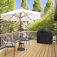 Vista 3 de Funda para parrilla de 50 pulgadas, resistente al agua, resistente al agua, para parrillas de gas, cubierta para barbacoa, resistente a