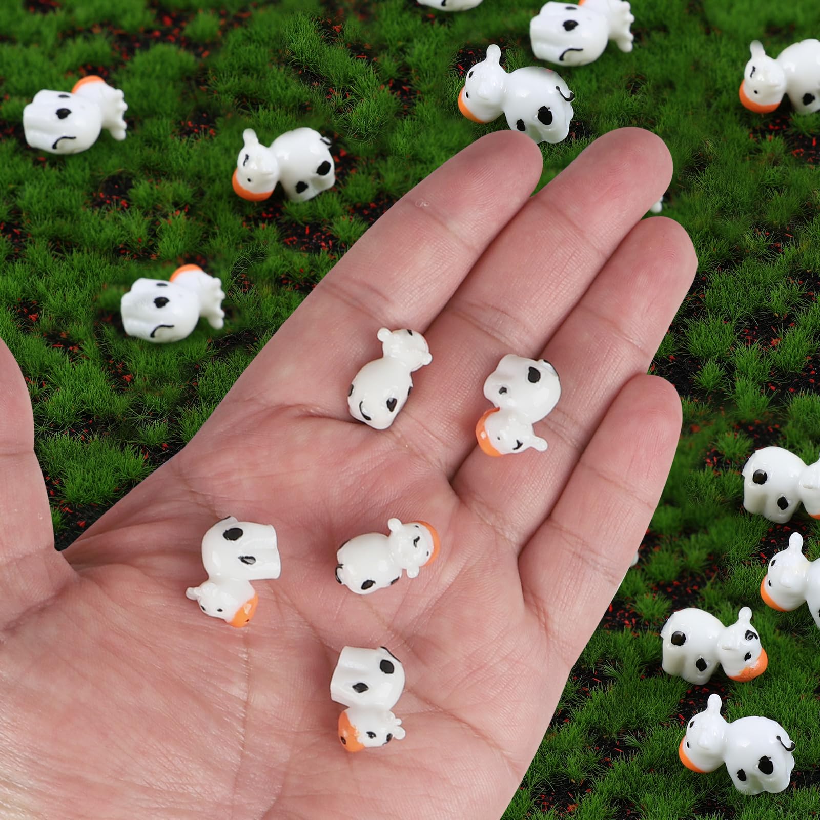 LIINWNIRS 200-Piece Luminous Mini Resin Animal Figurines Set - Cows, Unicorns, Dinosaurs & More For Fairy Gardens, Aquariums, And Crafts - View #9