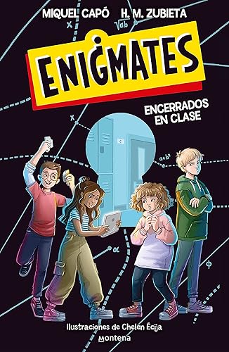 Enigmates ¡Encerrados en clase!: Resuelve el misterio con enigmas, acertijos y juegos de lógica (No ficción ilustrados)