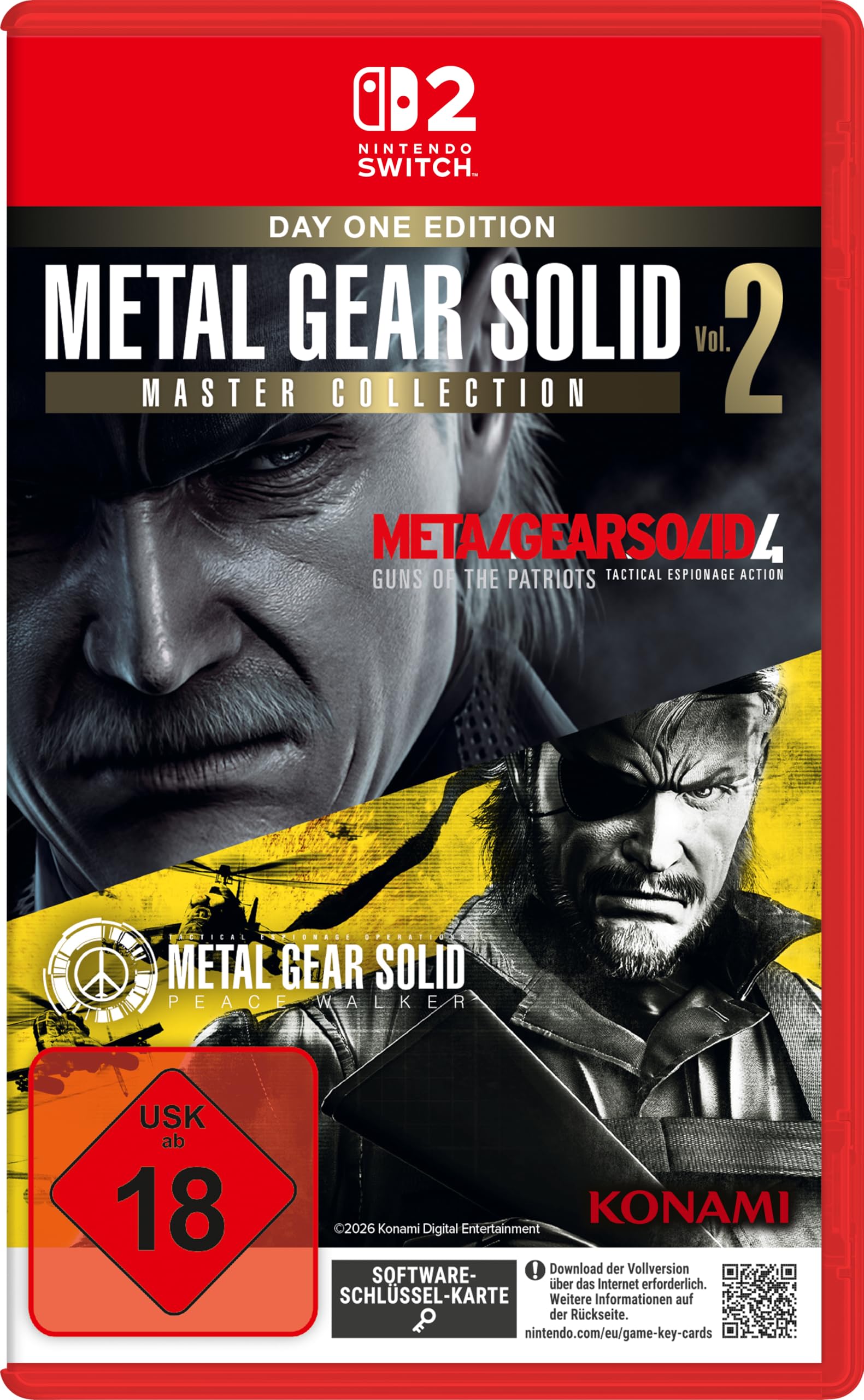 Metal Gear Solid: Master Collection Volume 2 – Day One Edition - Switch 2