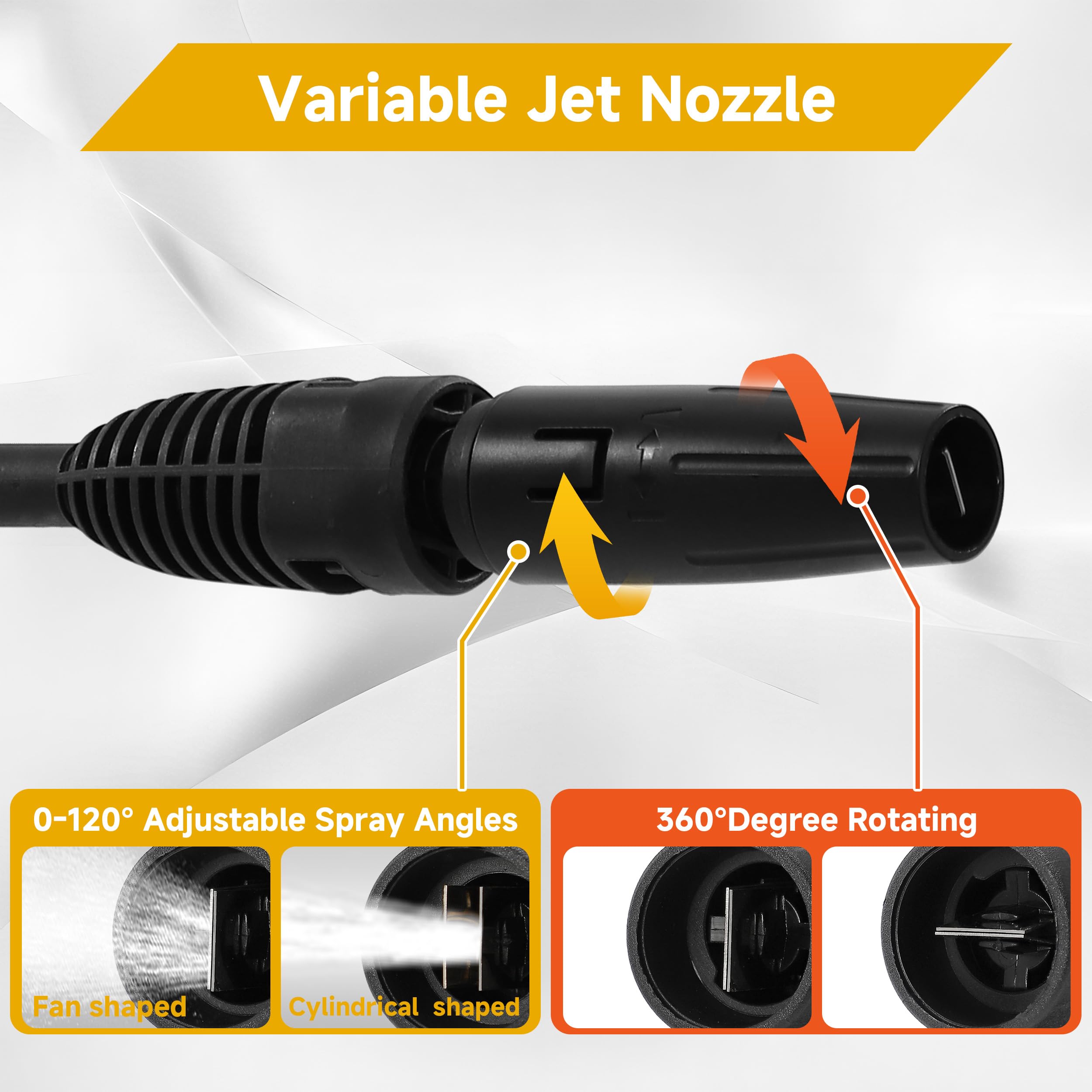 M MINGLE Pistola idropulitrice, compatibile con Kärcher K2-K7, 2175 PSI