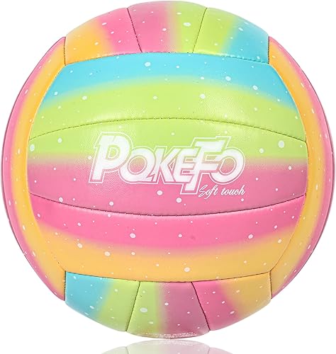 Pelotas de voleibol suaves para interiores y exteriores para niños, jóvenes, adultos, ancianos, gimnasio, juegos de playa, jugar y entrenar (tamaño