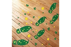 St Patricks Day Leprechaun Footprint Floor Decals