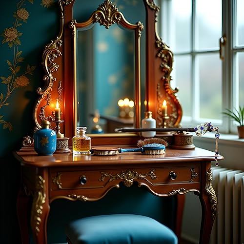 Miniatura 6 de Palillos de madera vintage japoneses chinos azules con flor y borla, palillos retro para bodas, fiestas y peinados Hanfu