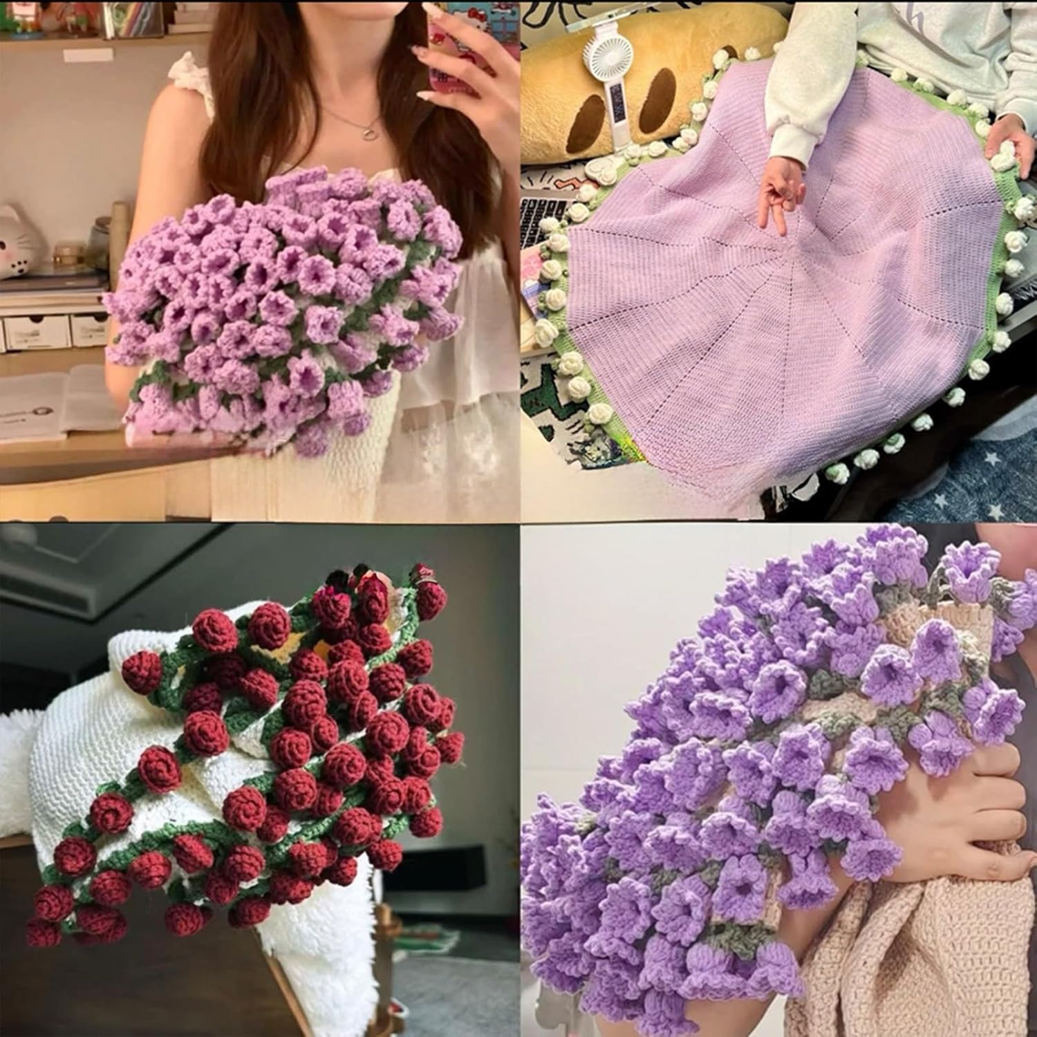 Idea regalo all'uncinetto per San Valentino: le spille sole e nuvola