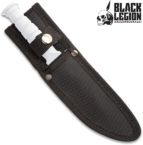 Miniatura 2 de BLACK LEGION Juego de cuchillos triples, galaxia blanca, cuchillo de karambit, cuchillo de supervivencia y cuchillo de caza, cuchillo de hoja fija