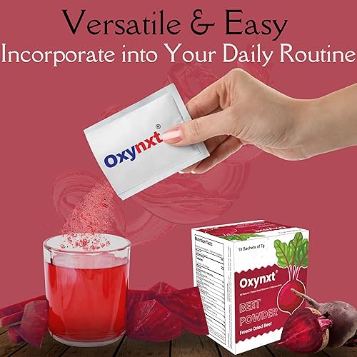 Miniatura 4 de Bolsitas de polvo de remolacha liofilizadas - 10 | Paquetes de una sola porción | Natural | Sin OMG, sin gluten, vegano | Polvo listo para mezclar