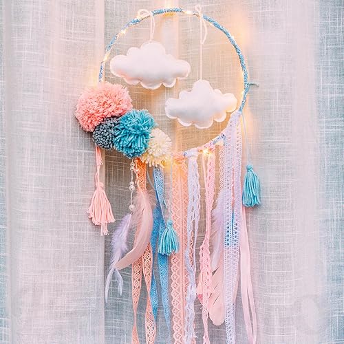 Miniatura 6 de Framendino, Paquete de 10 anillos de aro de bambú de madera macramé, corona floral para bricolaje atrapasueños, decoración de boda y manualidades