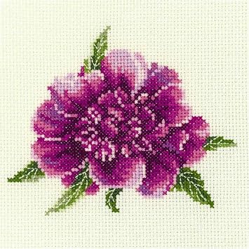 RTO Cross Stitch Kit, Cotton, Multicoloured, 13x13 cm