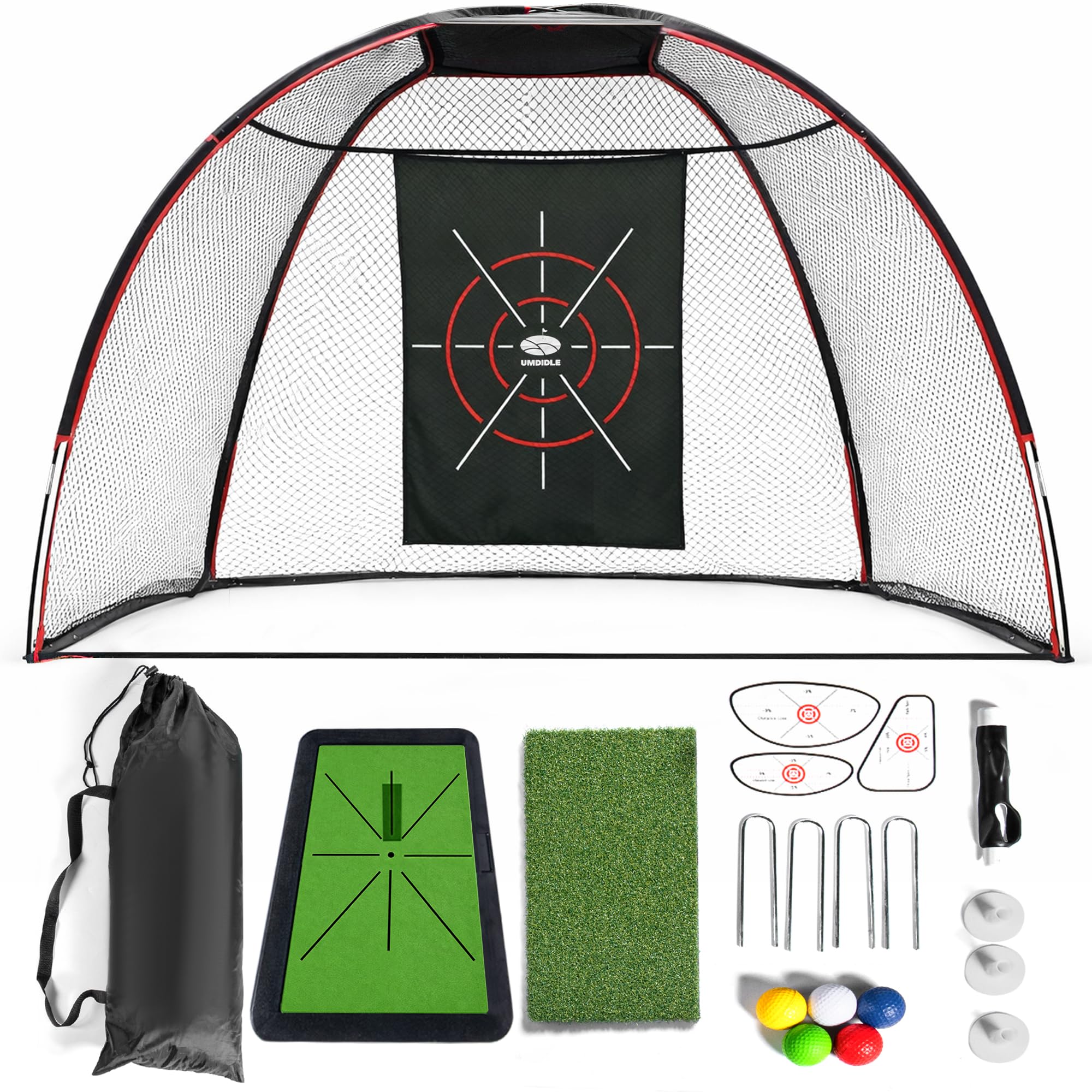 UMDIDLE 10x7ft Golf Hitting Net